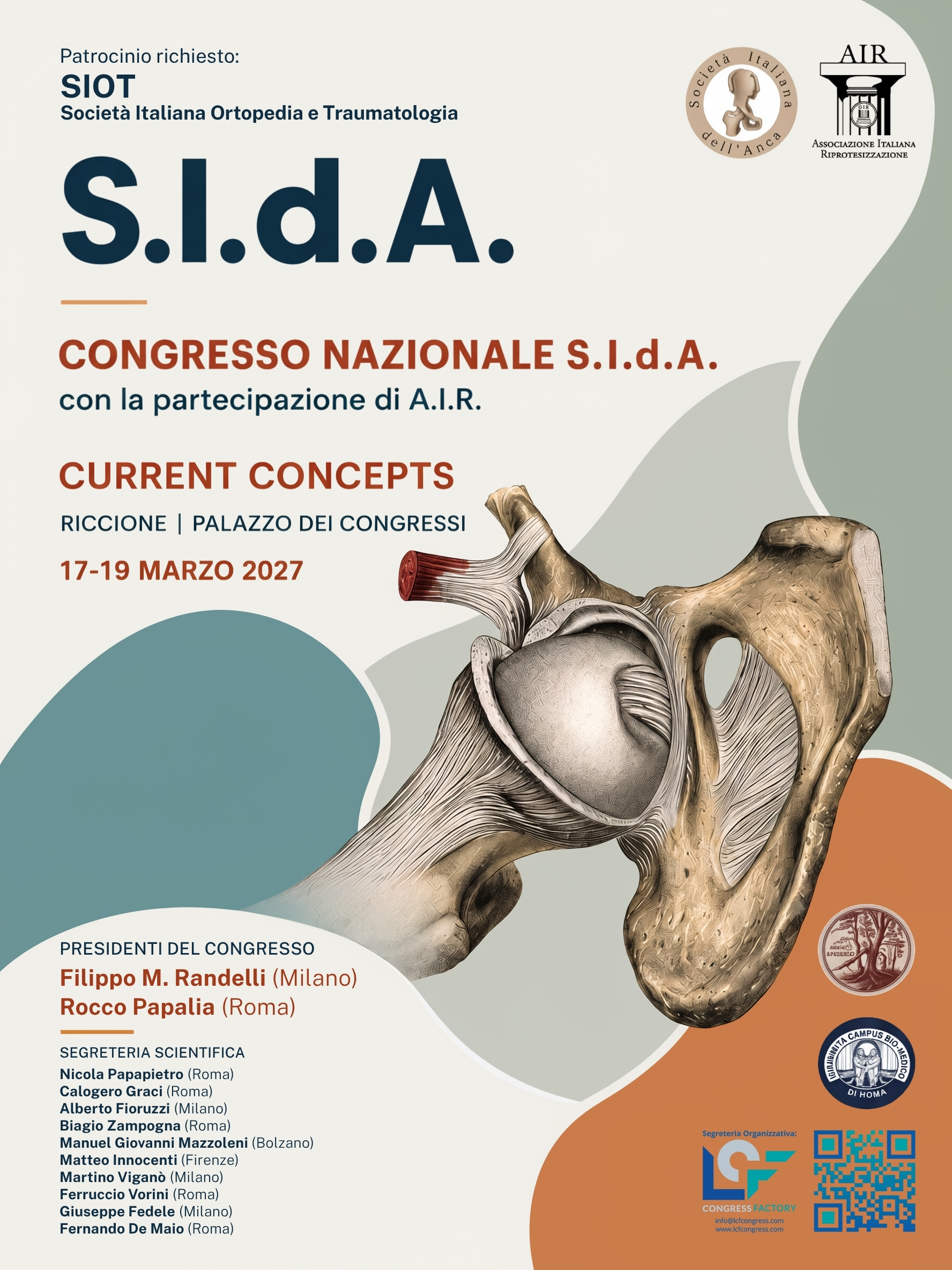 Congresso Nazionale S.I.d.A. con la partecipazione di A.I.R. Riccione 17-19 marzo 2027